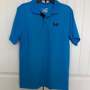 Under Armour Kids Vibrant Blue Polo - XL